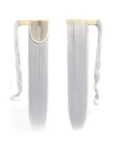 Wrap Around paardenstaart straight grey