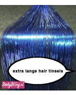 Hair Tinsels Sparkling blue #22