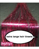 Hair Tinsels Shiny pink #11