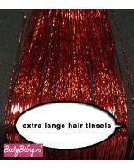 Hair Tinsels Sparkling red #25