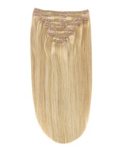 Remy Human Hair extensions straight 20" - bruin / blond 10/16