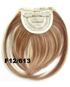 Pony hairextension clip in bruin / blond - F12/613#