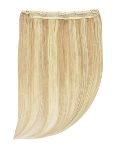 Remy Human Hair extensions Quad Weft straight 16" - blond 16/613#