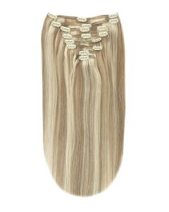 Remy Human Hair extensions straight - blond 18/613