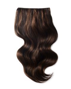 Remy Human Hair extensions Double Weft straight - bruin 2/4/6#