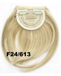 Pony hairextension clip in blond - F24/613#