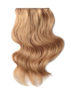 Remy Human Hair extensions Double Weft straight - blond 27#