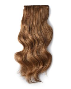 Remy Human Hair extensions Double Weft straight - rood 30#