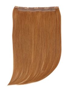 Remy Human Hair extensions Quad Weft straight - rood 30#