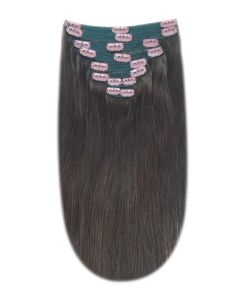 Remy Human Hair extensions Double Weft straight 20" - bruin 3#