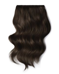 Remy Human Hair extensions Double Weft straight - bruin 3#