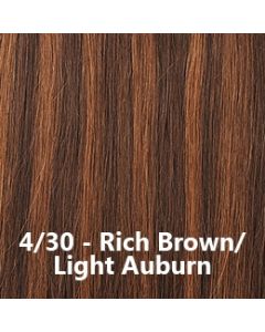 Flip-In Hair Lite 4/30 Rich Brown / Light Auburn