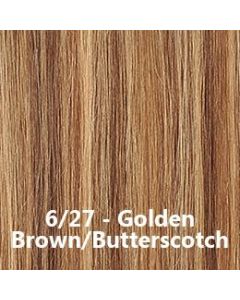 Flip-In Hair Back Design 6/27 Golden Brown / Butterscotch
