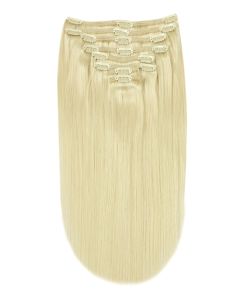 Remy Human Hair extensions Double Weft straight 16" - blond 60#