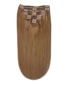 Remy Human Hair extensions straight - brown 6#