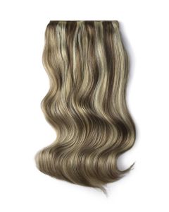 Remy Human Hair extensions Double Weft straight - blond 9/613#-20"