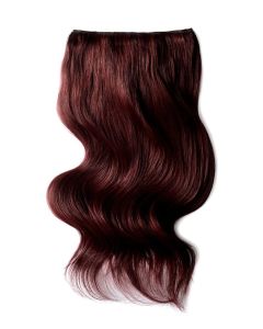 Remy Human Hair extensions Double Weft straight - 99J#