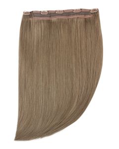 Remy Human Hair extensions Quad Weft straight - bruin 9#