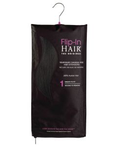 Flip-In Hair 1B Brown Black
