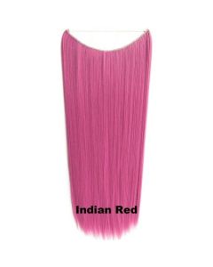 Wire hair straight Indian Red