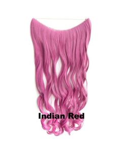 Wire hair wavy Indian Red