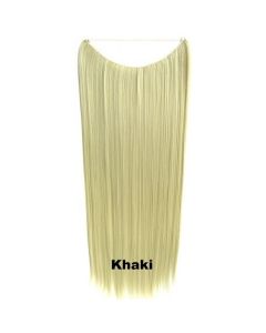 Wire hair straight Khaki