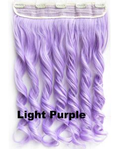 Clip in 1 baan wavy Light Purple