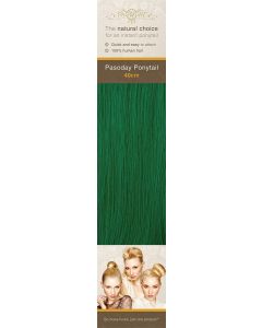Flip-In Hair Pasoday Ponytail - Emerald Green