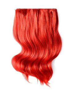 Remy Human Hair extensions Double Weft straight - rood Red#