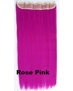 Clip in 1 baan straight Rose Pink