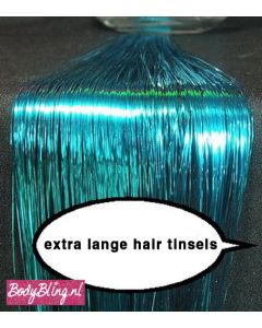 Hair Tinsels Shiny blue #9