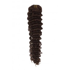 Remy clip in Human Hairextensions 8 banen curly